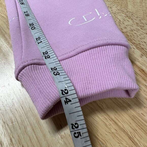 Champion NWT Shadow Script Girls Sweatpants Pink Size S Drawstring Waist Pockets - Picture 9 of 9